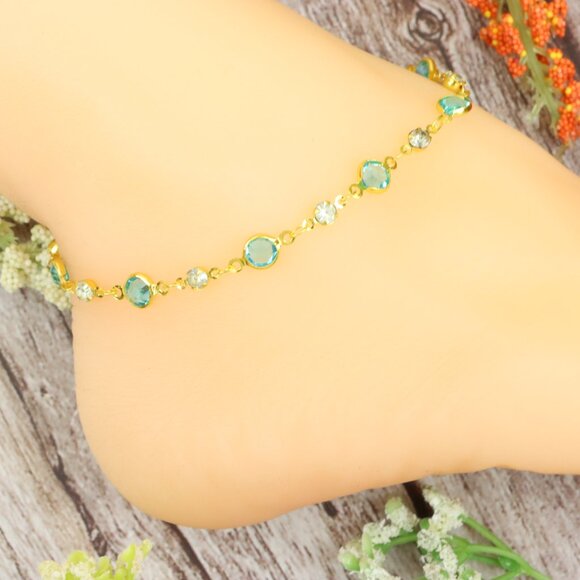 "Dainty Anklet for Women – Elegant Everyday Jewelry & Perfect Gift | MLCRC1259 - Picture 2 of 10